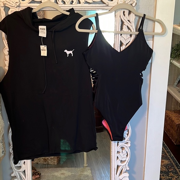 PINK Victoria's Secret Other - SOLD! NWT PINK Beach Cover & Sexy Cheeky One Piece Swimsuit